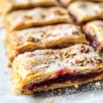Apricot Raspberry Rugelach Bars