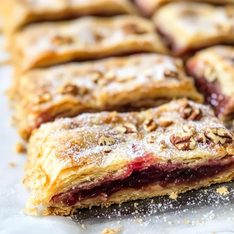 Apricot Raspberry Rugelach Bars