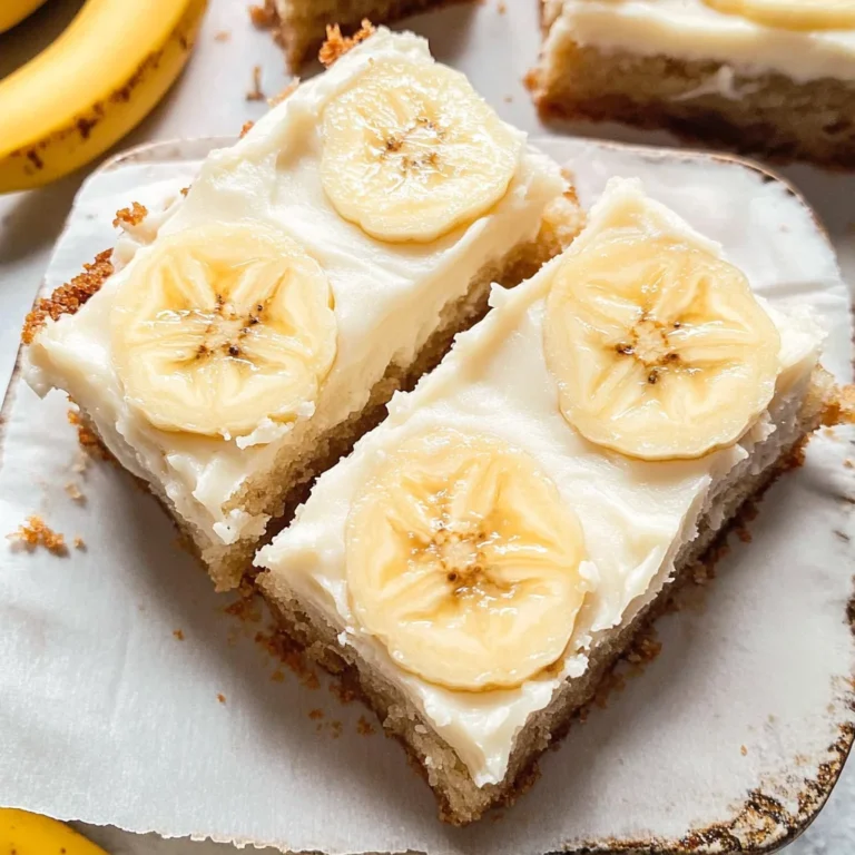 Banana Bars with Cream Cheese Frosting
