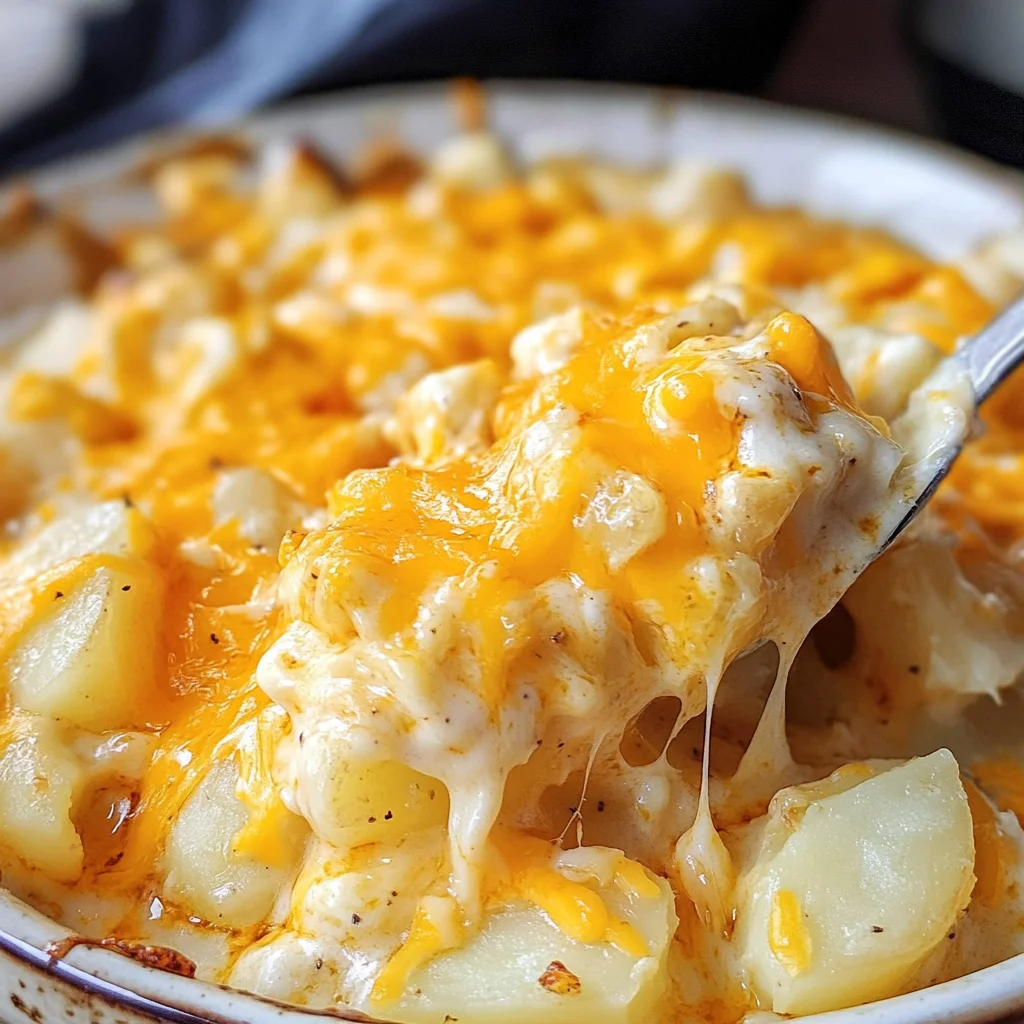 Cheesy Crockpot Potatoes