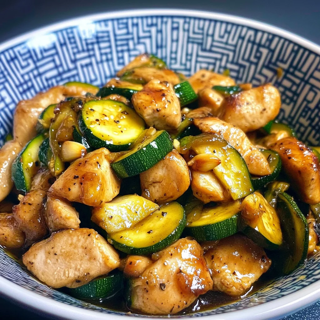 Chicken Zucchini Stir Fry