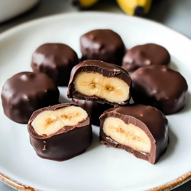 Chocolate Peanut Butter Banana Bites