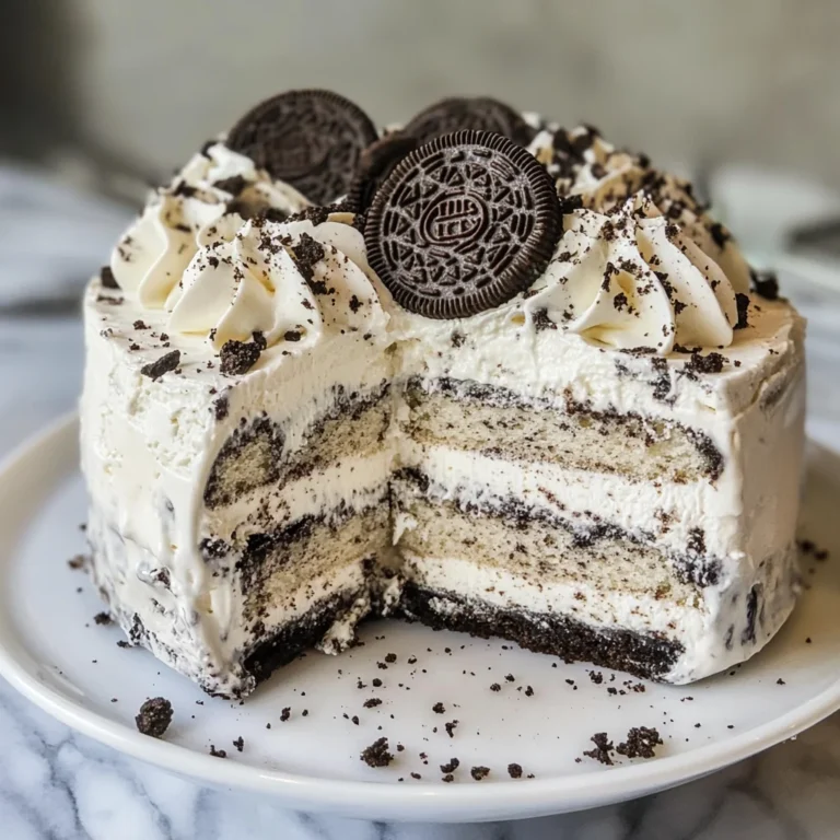 Cookies and Cream Ice Cream Cake