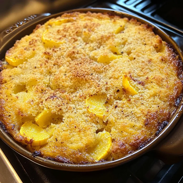 Cornbread Squash Casserole
