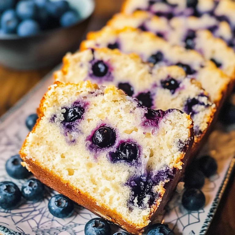 Cream Cheese Blueberry Bread