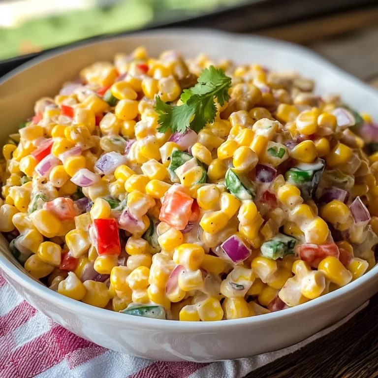 Creamy Corn Salad Recipe