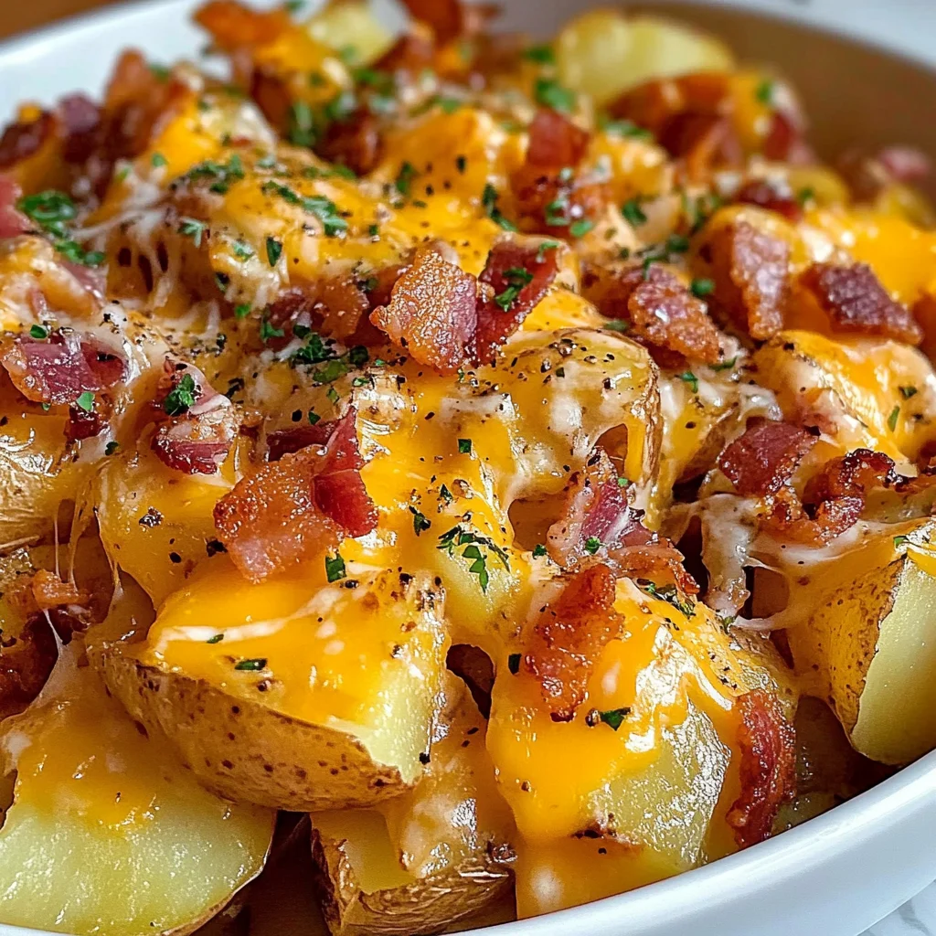 Crockpot Loaded Potatoes