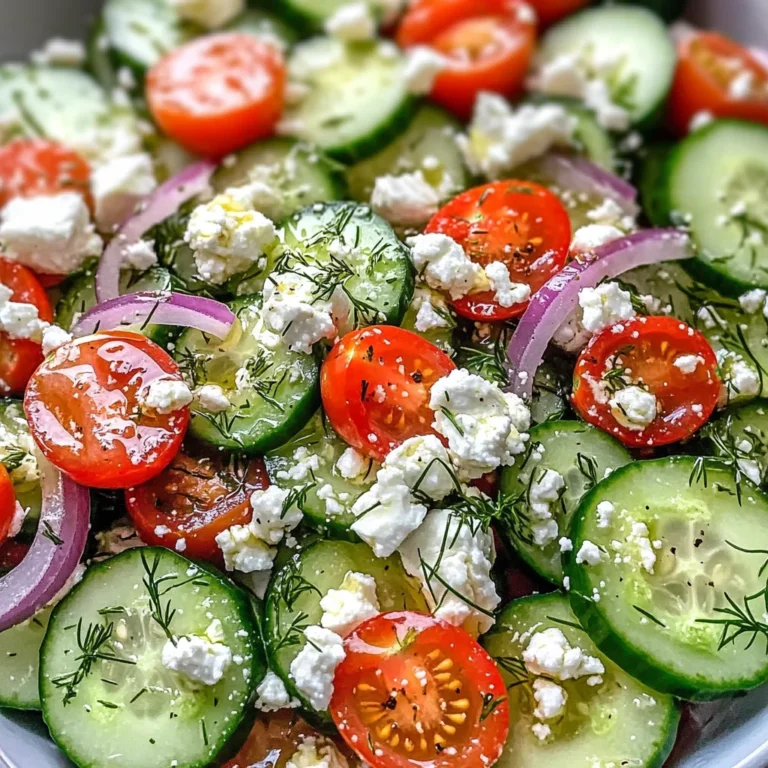 Cucumber Tomato Feta Salad
