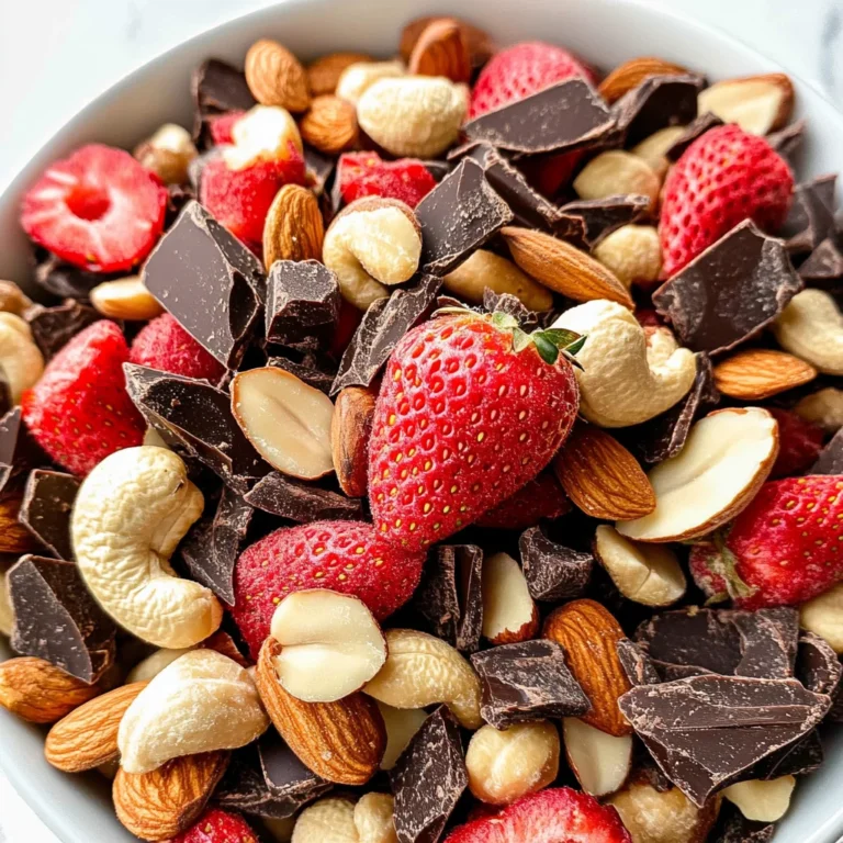 Dark Chocolate Trail Mix Recipe {Heart Healthy}
