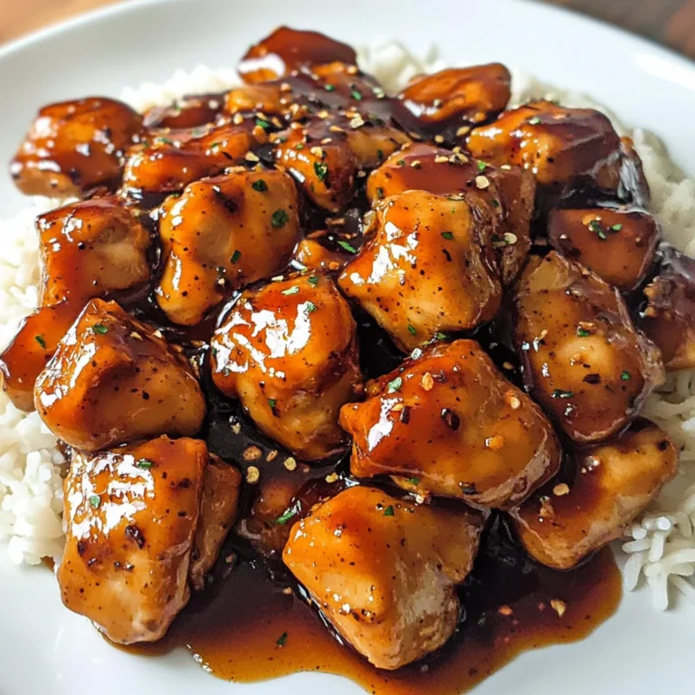 Easy Bourbon Chicken