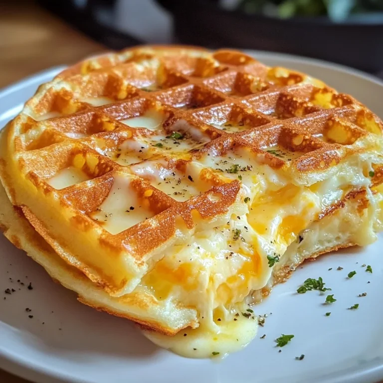 Easy Low Carb Chaffle with Egg and Cheese