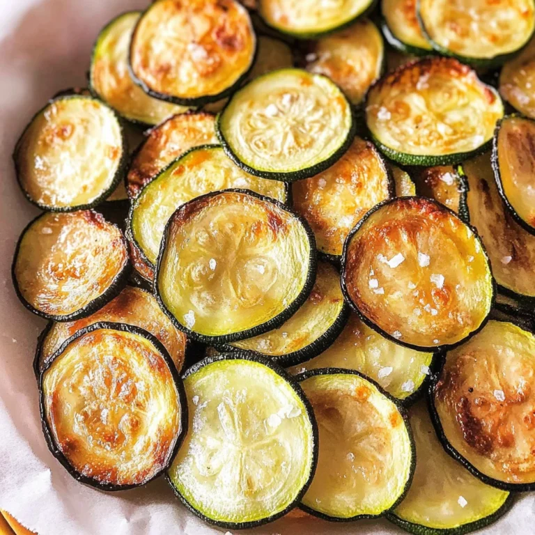 Easy Oven-Baked Zucchini Chips