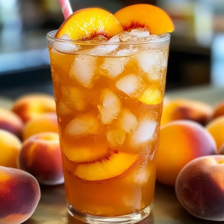 Easy Peach Tea Recipe!