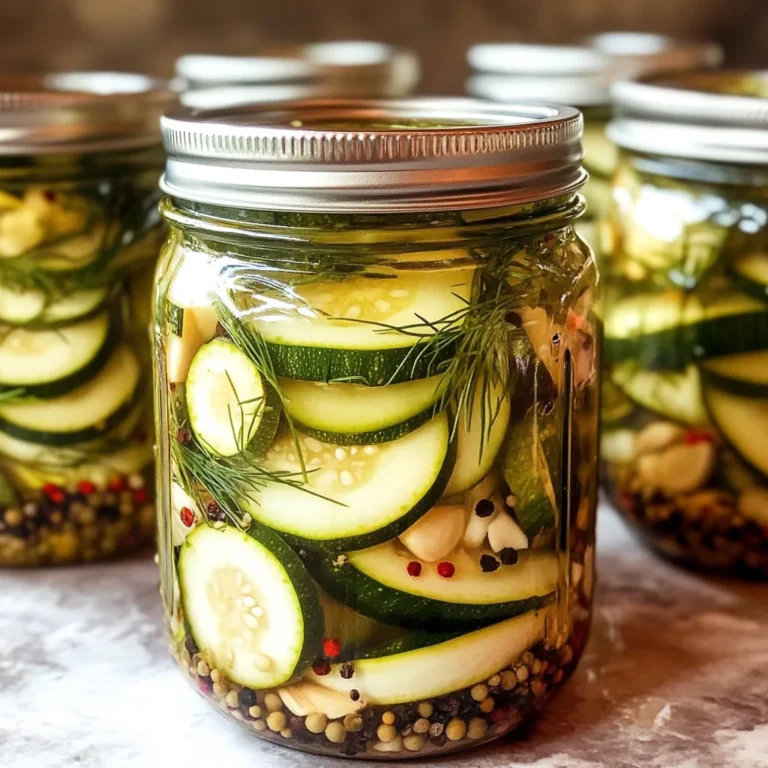 Easy Zesty Quick-Pickled Zucchini (no canning!)