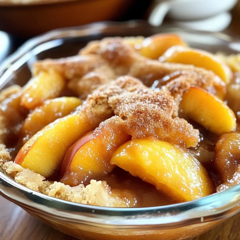 Fresh Peach Cobbler
