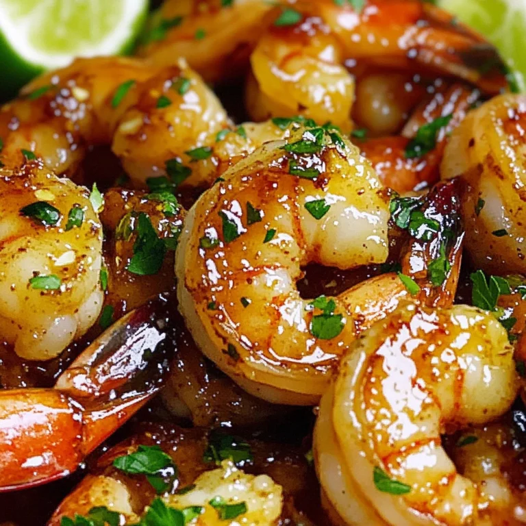 Garlic Honey Lime Shrimp Recipe