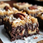 German Chocolate Brownies