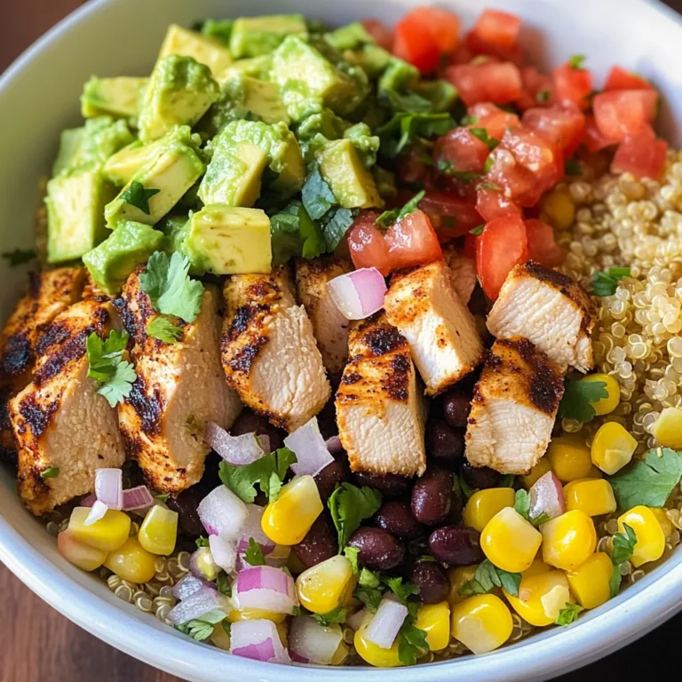 Grilled Chicken Burrito Bowls with Avocado Salsa