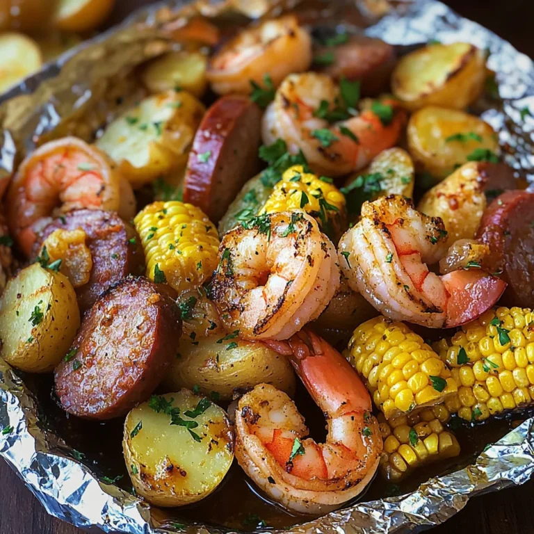 Grilled Shrimp Boil Packets