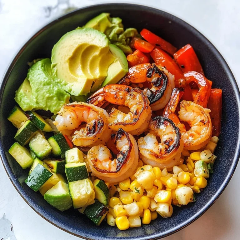 Grilled Shrimp and Vegetable Bowl