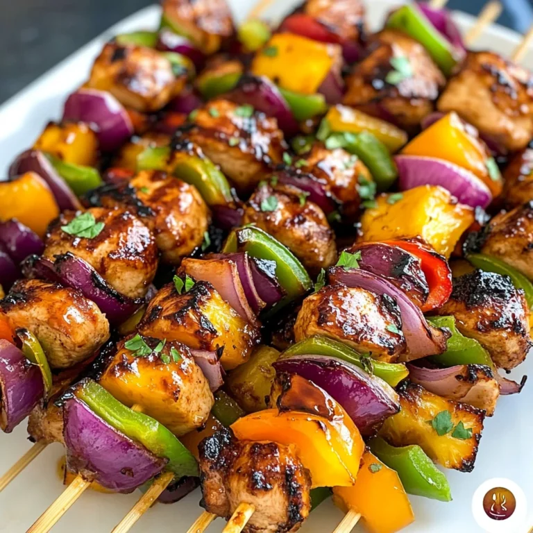 Hawaiian Chicken Kabobs