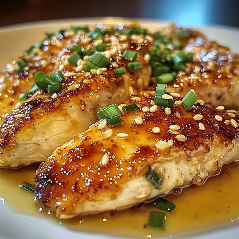 Honey Garlic Chicken Breasts