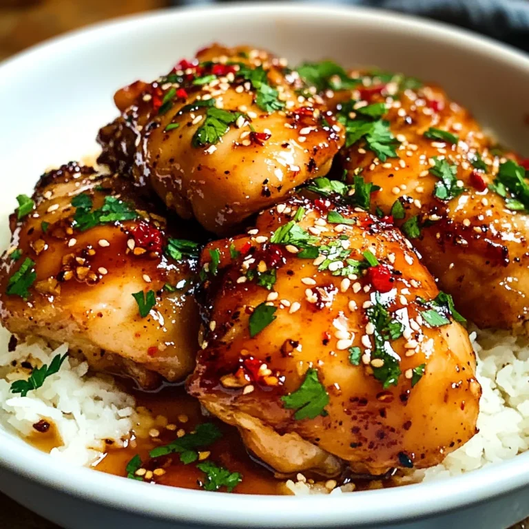Honey Garlic Chicken Recipe
