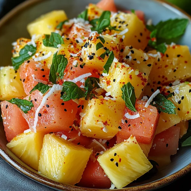 Melon and Pineapple Salad: A Fresh, Juicy BBQ Side Dish Favorite