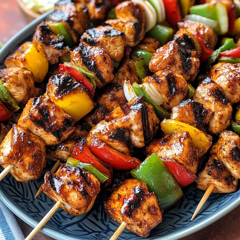 Mexican Barbecue Chicken Skewers
