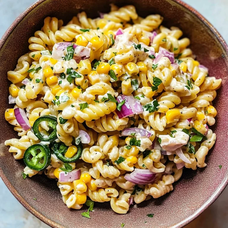 Mexican Street Corn Pasta Salad Recipe
