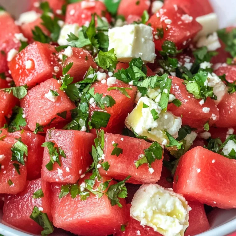 Mexican Watermelon Salad