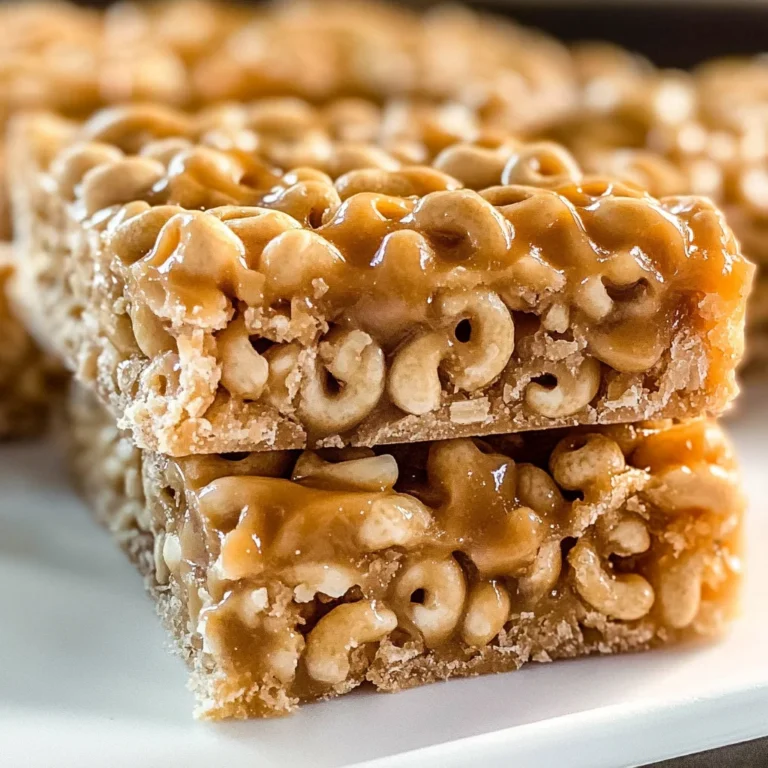 No Bake Peanut Butter Cheerio Bars