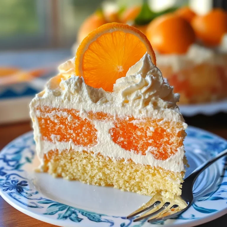 Orange Creamsicle Cake