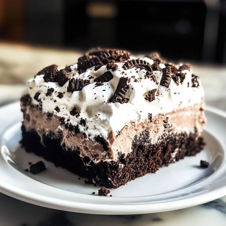 Oreo Poke Cake