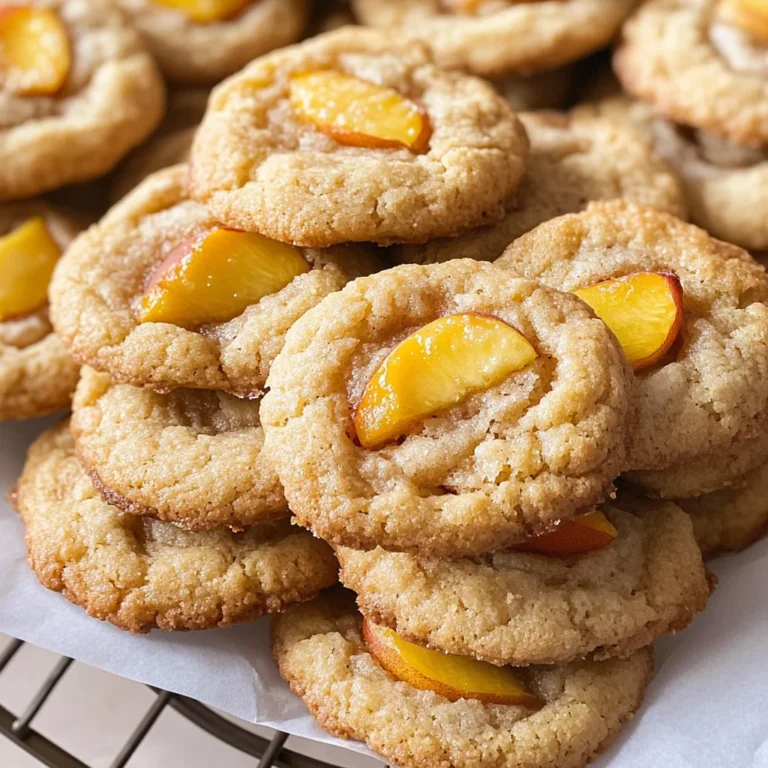 Peach Cobbler Cookies
