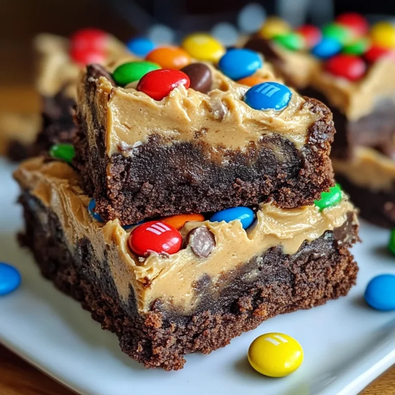 Peanut Butter Whip Brownies