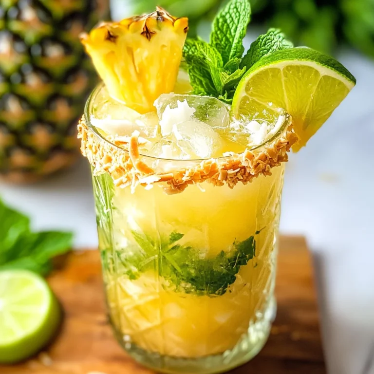Pineapple Coconut Mojito Recipe