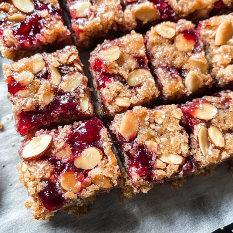 Sour Cherry Almond Bars