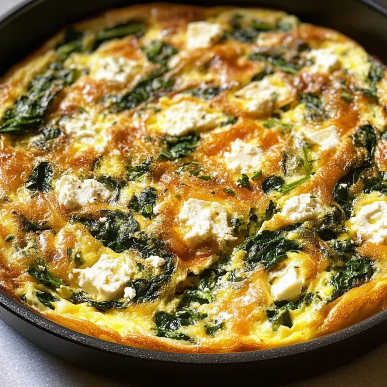 Spinach & Feta Breakfast Frittata
