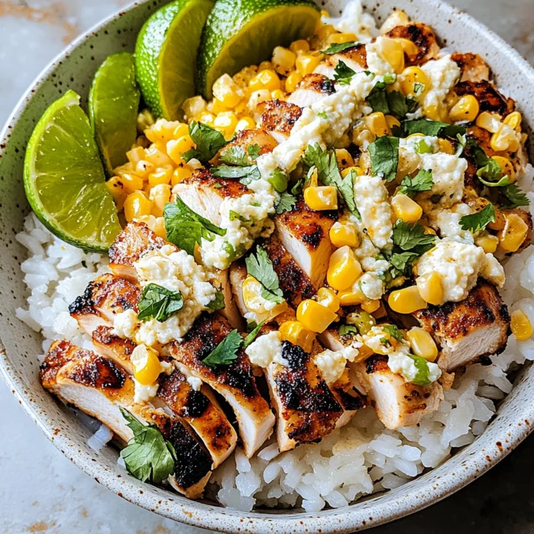 Street Corn Chicken Rice Bowl Recipe