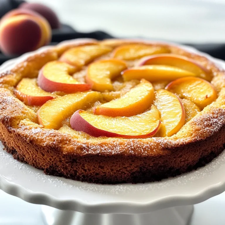 Summer Peach Cake (Simple + ScVanilla Extract (Alcohol-Free)ptious)