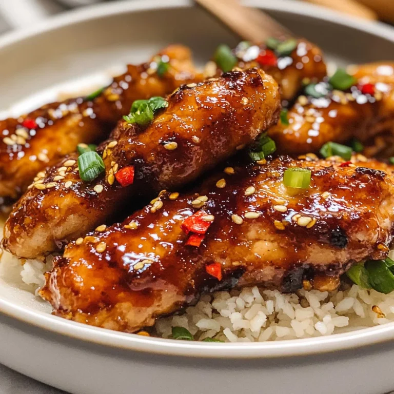 Sweet & Spicy Sticky Chicken