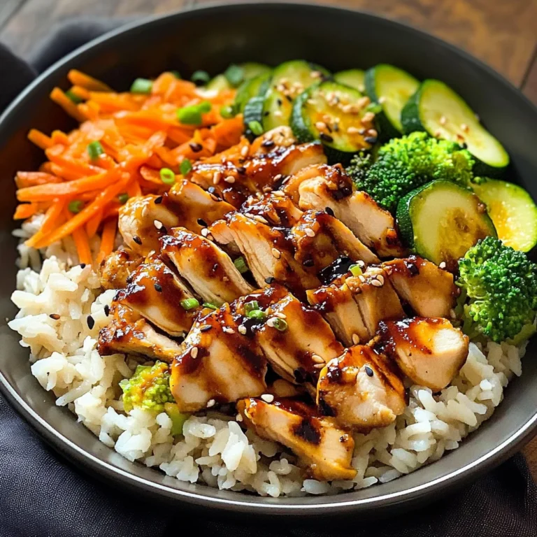 Teriyaki Grilled Chicken and Veggie Rice Bowls