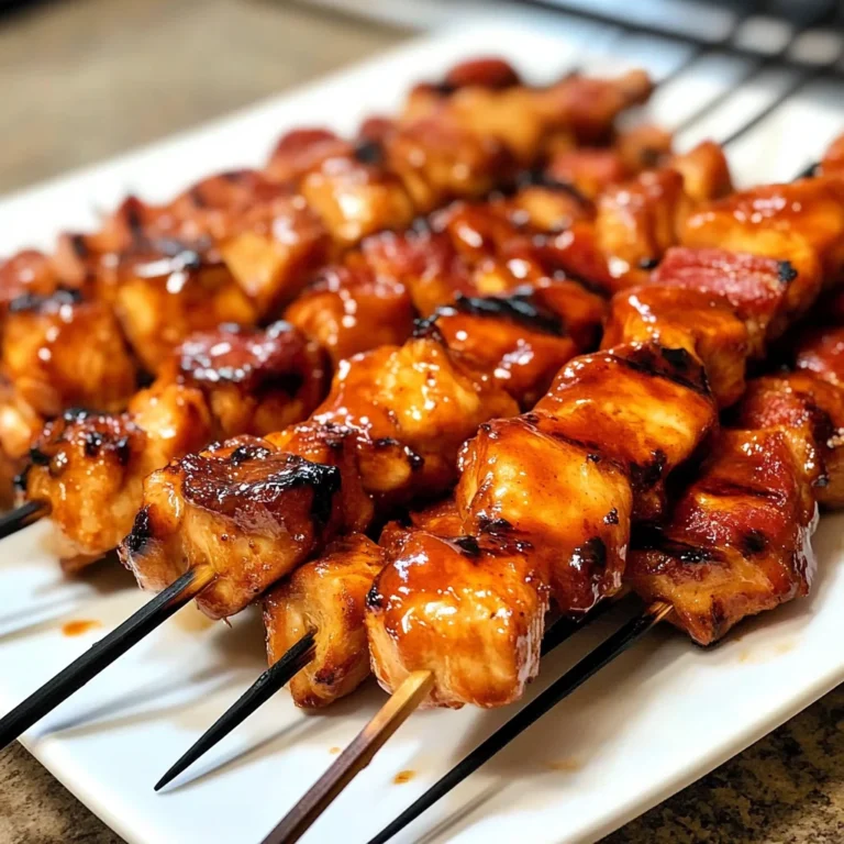 The Best BBQ Chicken Skewers Recipe