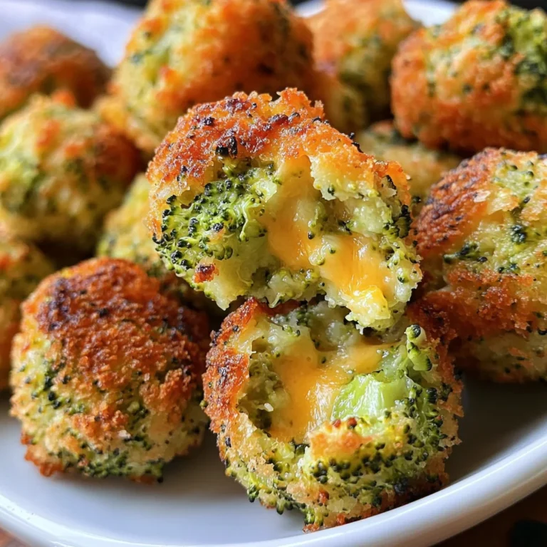 Baked Broccoli Cheese Balls