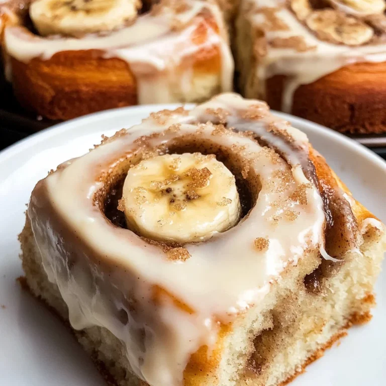Banana Bread Cinnamon Rolls
