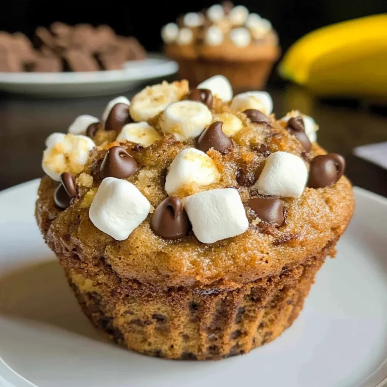 Banana S’mores Muffins