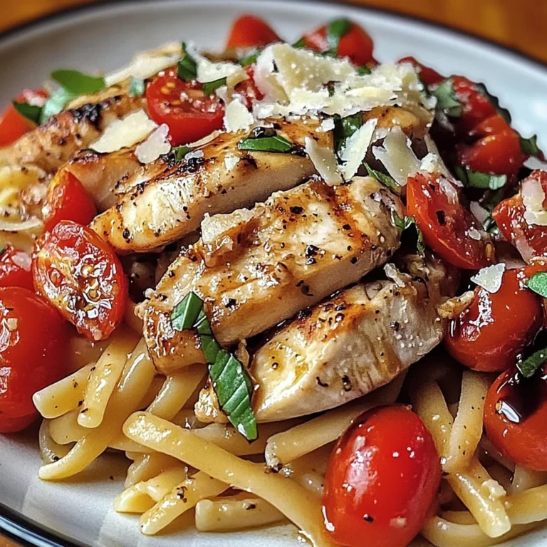 Bruschetta Chicken Pasta