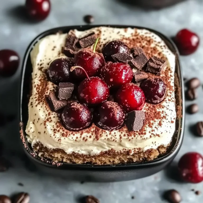 Cherry Amaretto Tiramisu