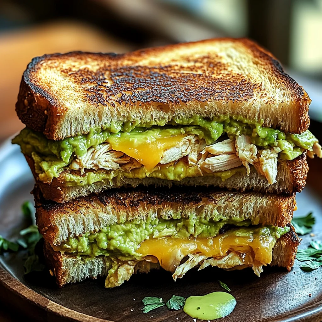 Chicken Avocado Melt Sandwich